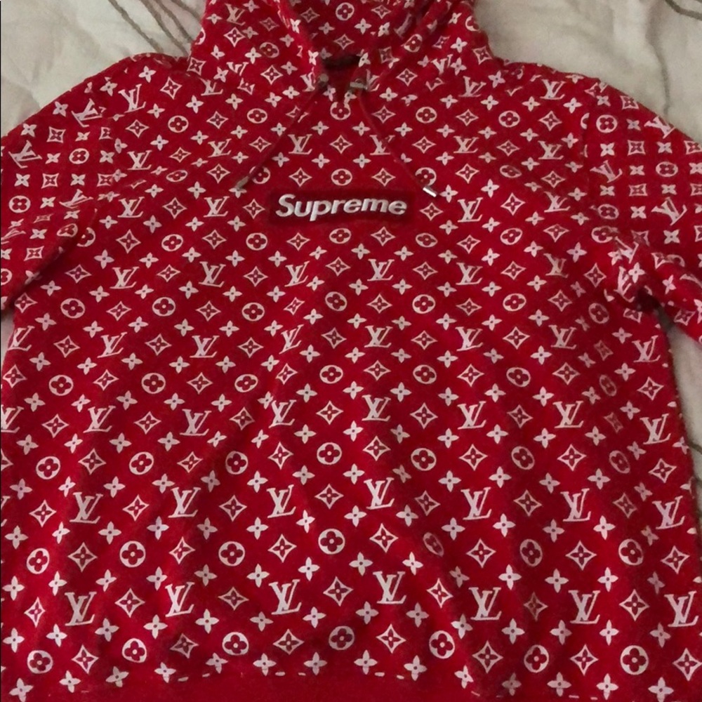 Louis Vuitton x Supreme Hoodie